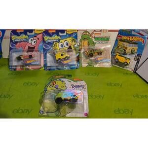 Hot Wheels Nickelodeon Die Cast Character Car Lot